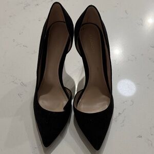 Mango Classic Black Pointed Heels